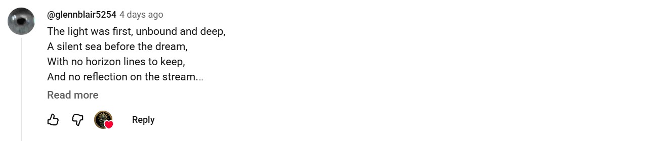Real YouTube comment